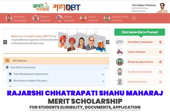 Rajashree Shahu Maharaj Scholarship