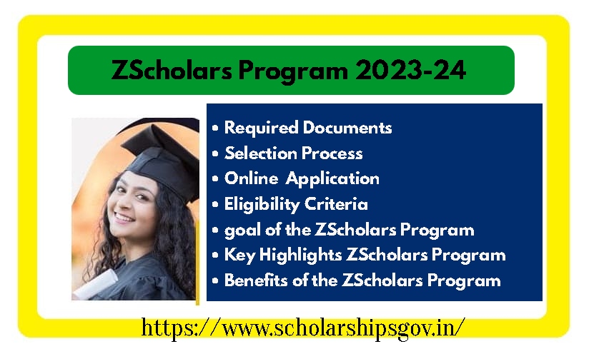 ZScholars Program 2023-24 